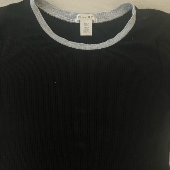 Soft Fitted Black Short Sleeve Shirt Size M - Picture 2 of 4